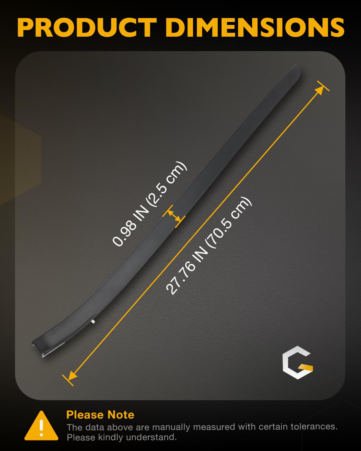 Amazon.com: Windshield Side Molding, Compatible with 2009-2015